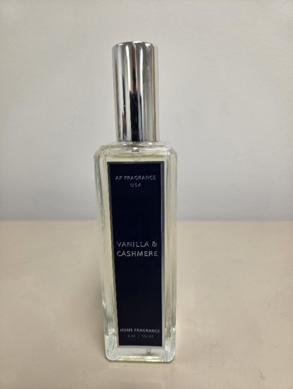 AF Fragrance Vanilla & Cashmere Home Mist — Glass Spray Bottle